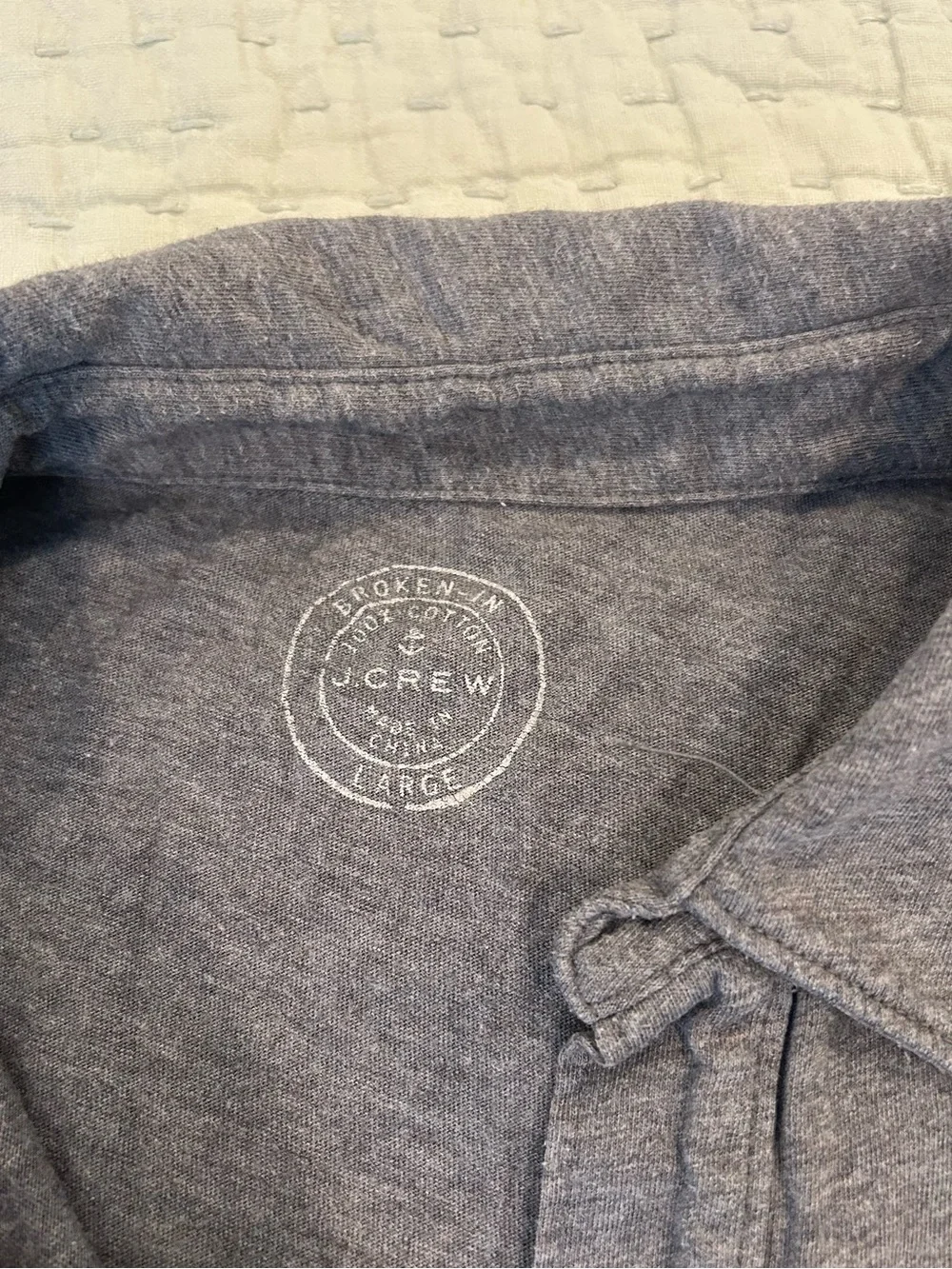 Men’s JCrew Polo. Size L.